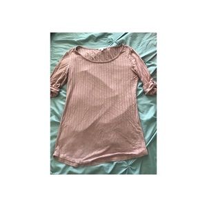 long sleeve salmon shirt